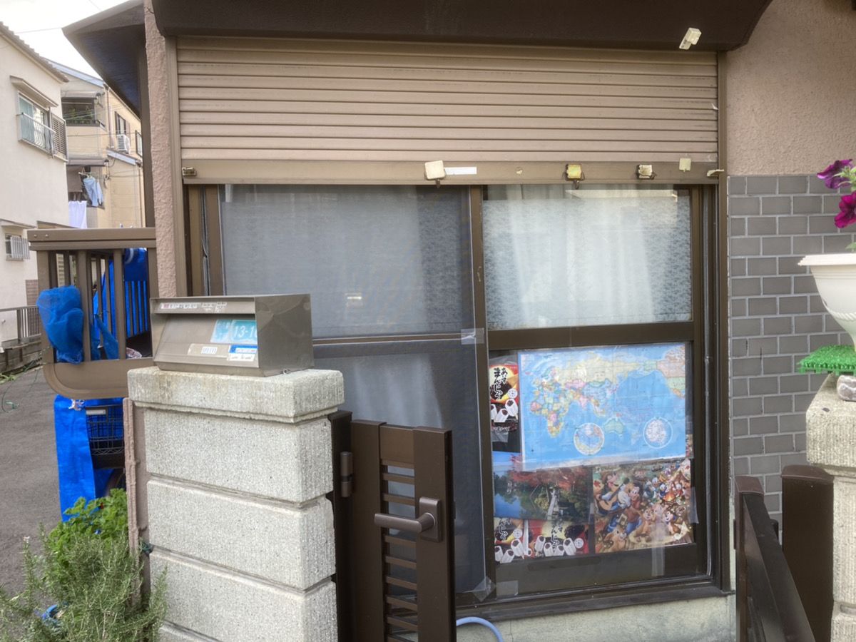 1F 掃き出しのガラス交換｜淀川区の施工写真
